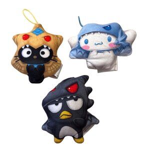 Hello Kitty & Friends Plush McDonalds Lot of 3 Bad Batz Chococat Cinamorall